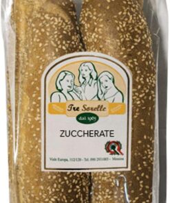 Zuccarati da 300 gr - Zuccherate Grossi grissini zuccherati tipici siciliani