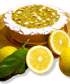 Torta Morgana al Bergamotto con Pistacchio e Mandorle 1kg